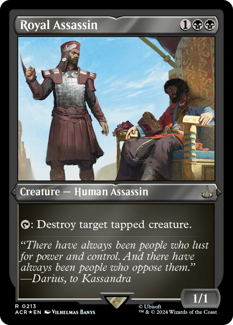 Royal Assassin (Foil Etched) [Assassin's Creed] - Magic: The Gathering - Card Brawlers | Quebec | Canada |