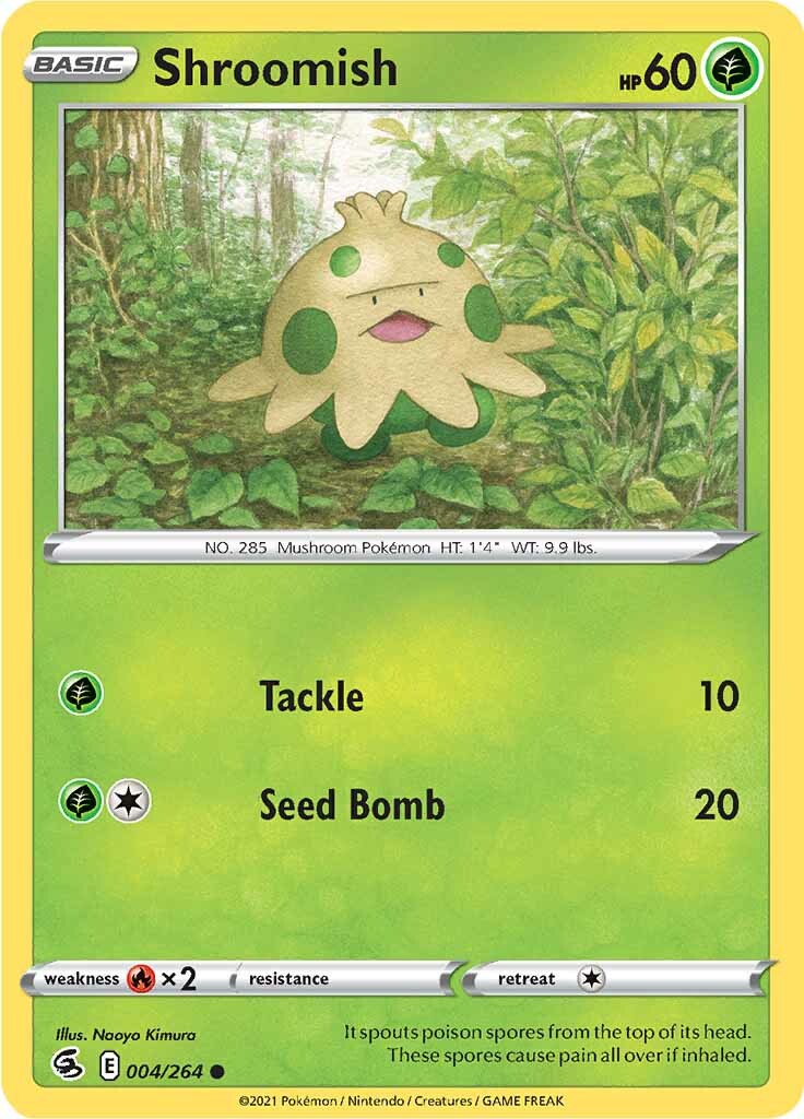 Shroomish (004/264) [Sword & Shield: Fusion Strike] - Pokémon - Card Brawlers | Quebec | Canada |