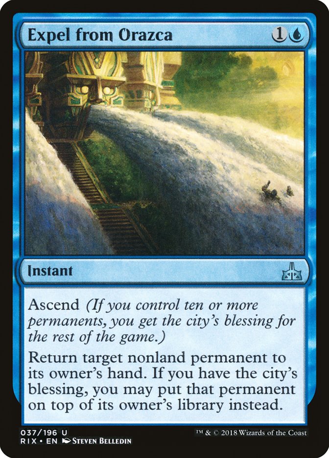 Expel from Orazca [Rivals of Ixalan] - Magic: The Gathering - Card Brawlers | Quebec | Canada |