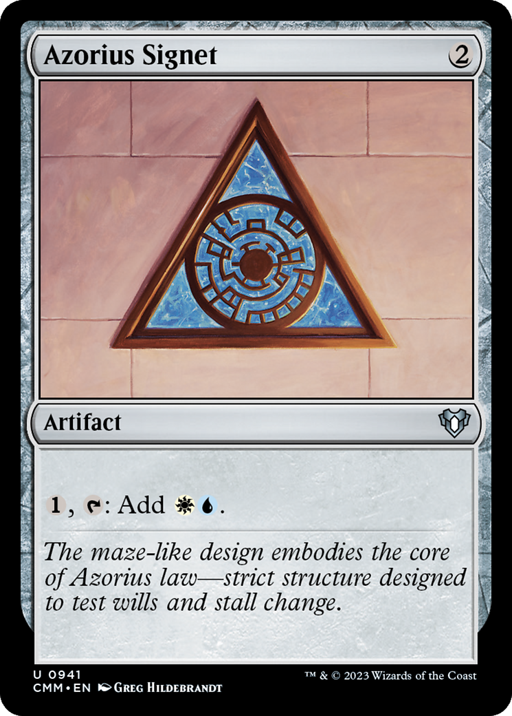 Azorius Signet [Commander Masters] - Magic: The Gathering - Card Brawlers | Quebec | Canada |