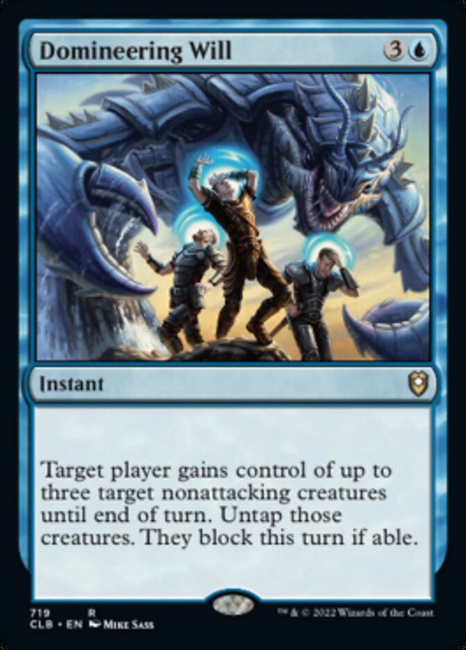 Domineering Will [Commander Legends: Battle for Baldur's Gate] - Magic: The Gathering - Card Brawlers | Quebec | Canada |