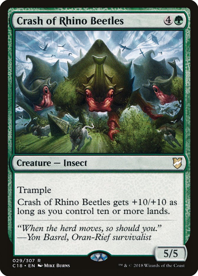 Crash of Rhino Beetles [Commander 2018] - Magic: The Gathering - Card Brawlers | Quebec | Canada |