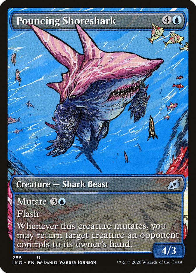 Pouncing Shoreshark (Showcase) [Ikoria: Lair of Behemoths] - Magic: The Gathering - Card Brawlers | Quebec | Canada |