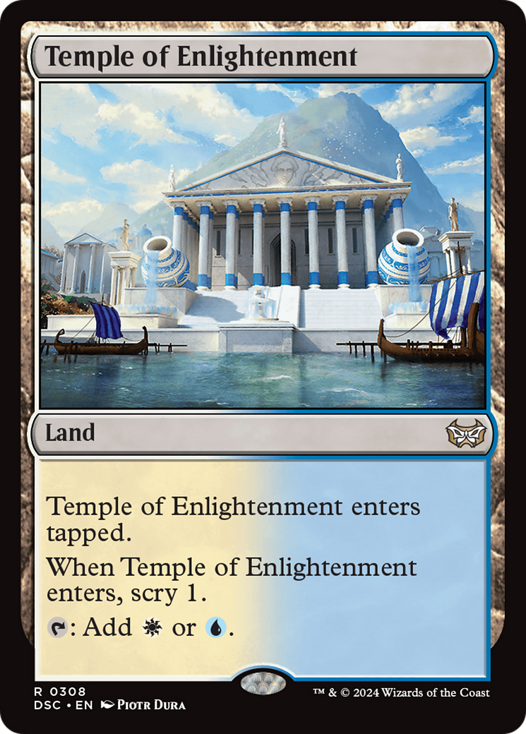 Temple of Enlightenment [Duskmourn: House of Horror Commander] - Magic: The Gathering - Card Brawlers | Quebec | Canada |