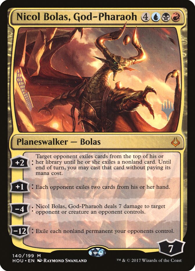 Nicol Bolas, God-Pharaoh (Promo Pack) [Hour of Devastation Promos] - Magic: The Gathering - Card Brawlers | Quebec | Canada |