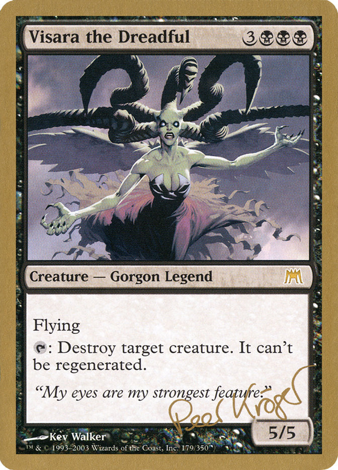 Visara the Dreadful (Peer Kroger) [World Championship Decks 2003] - Magic: The Gathering - Card Brawlers | Quebec | Canada |