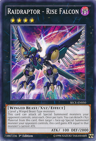 Raidraptor - Rise Falcon [SECE-EN050] Common - Yu-Gi-Oh! - Card Brawlers | Quebec | Canada |