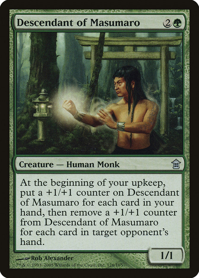Descendant of Masumaro [Saviors of Kamigawa] - Magic: The Gathering - Card Brawlers | Quebec | Canada |