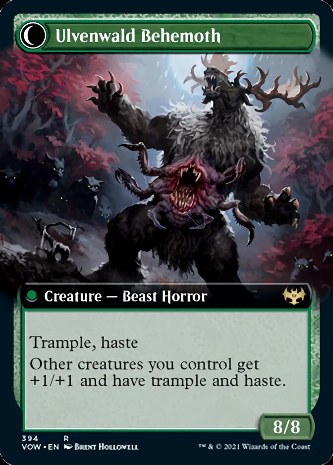Ulvenwald Oddity // Ulvenwald Behemoth (Extended Art) [Innistrad: Crimson Vow] - Magic: The Gathering - Card Brawlers | Quebec | Canada |
