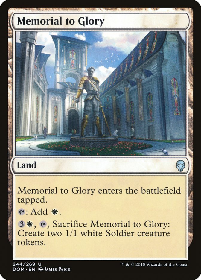 Memorial to Glory [Dominaria] - Magic: The Gathering - Card Brawlers | Quebec | Canada |