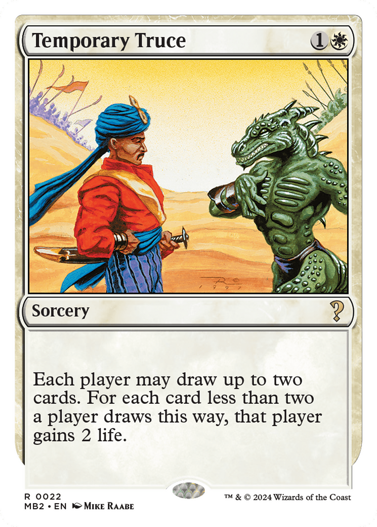 Temporary Truce (White Border) [Mystery Booster 2] - Magic: The Gathering - Card Brawlers | Quebec | Canada |