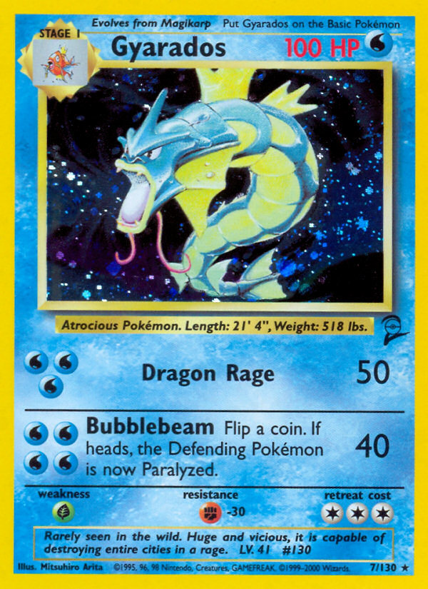 Gyarados (7/130) [Base Set 2] - Pokémon - Card Brawlers | Quebec | Canada |