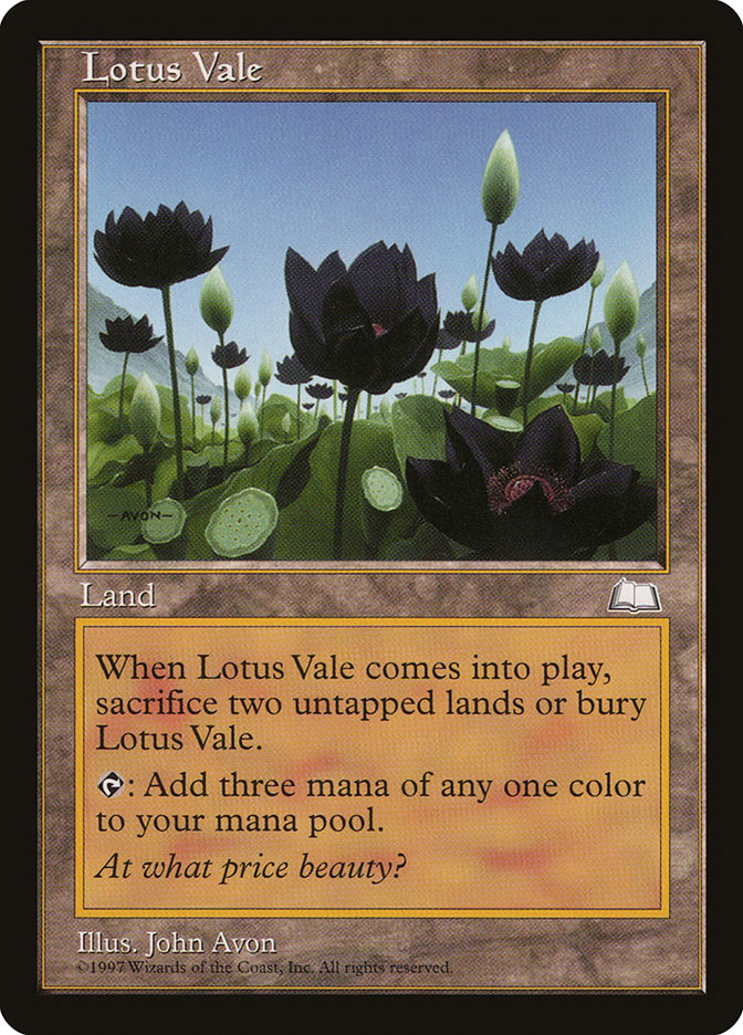 Lotus Vale [Weatherlight] - Magic: The Gathering - Card Brawlers | Quebec | Canada |