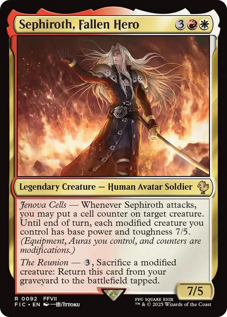 Sephiroth, Fallen Hero [FINAL FANTASY Commander] - Magic: The Gathering - Card Brawlers | Quebec | Canada |