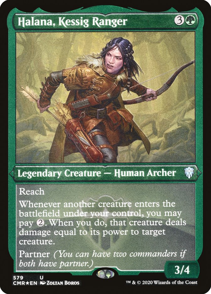Halana, Kessig Ranger (Foil Etched) [Commander Legends] - Magic: The Gathering - Card Brawlers | Quebec | Canada |