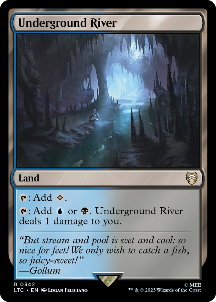 Underground River [The Lord of the Rings: Tales of Middle-Earth Commander] - Magic: The Gathering - Card Brawlers | Quebec | Canada |