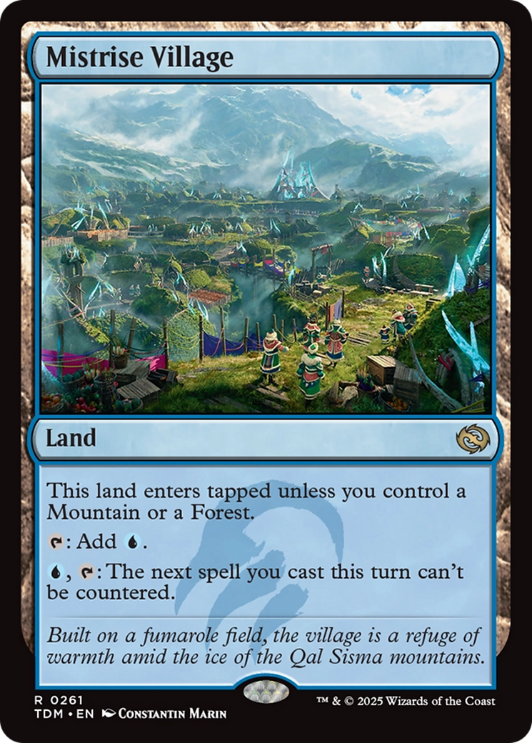 Mistrise Village [Tarkir: Dragonstorm] - Magic: The Gathering - Card Brawlers | Quebec | Canada |