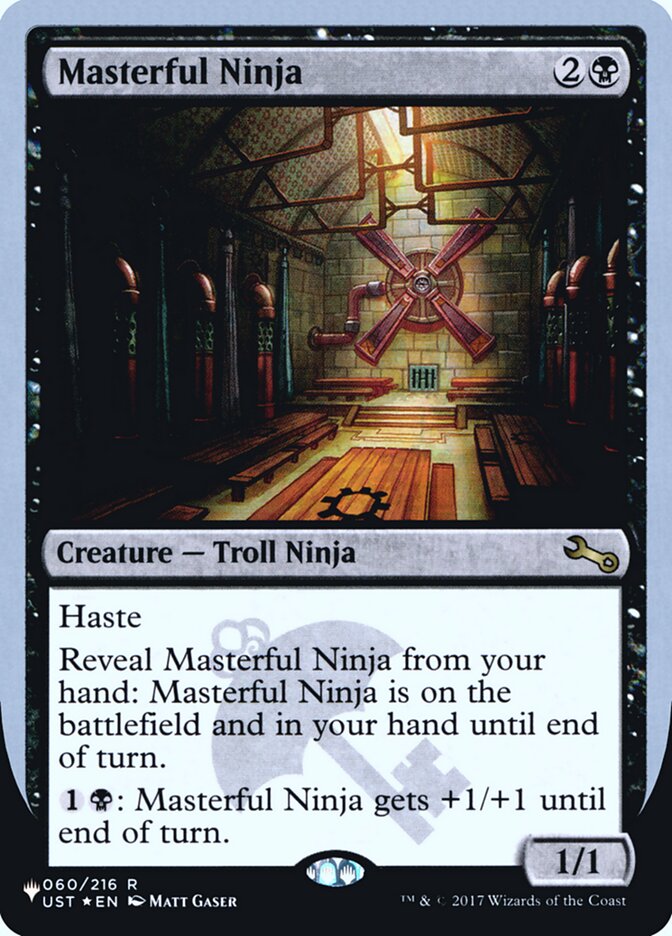 Masterful Ninja (Unfinity Foil Edition) [The List] - Magic: The Gathering - Card Brawlers | Quebec | Canada |