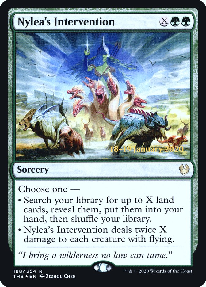Nylea's Intervention [Theros Beyond Death Prerelease Promos] - Magic: The Gathering - Card Brawlers | Quebec | Canada |
