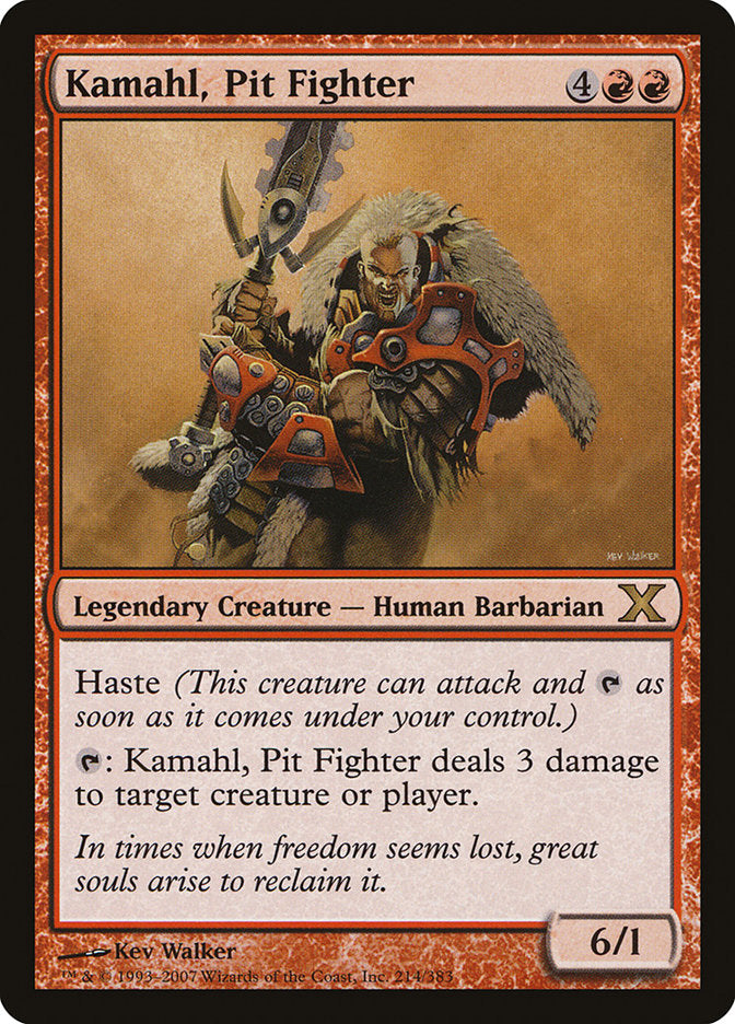 Kamahl, Pit Fighter [Tenth Edition] - Magic: The Gathering - Card Brawlers | Quebec | Canada |