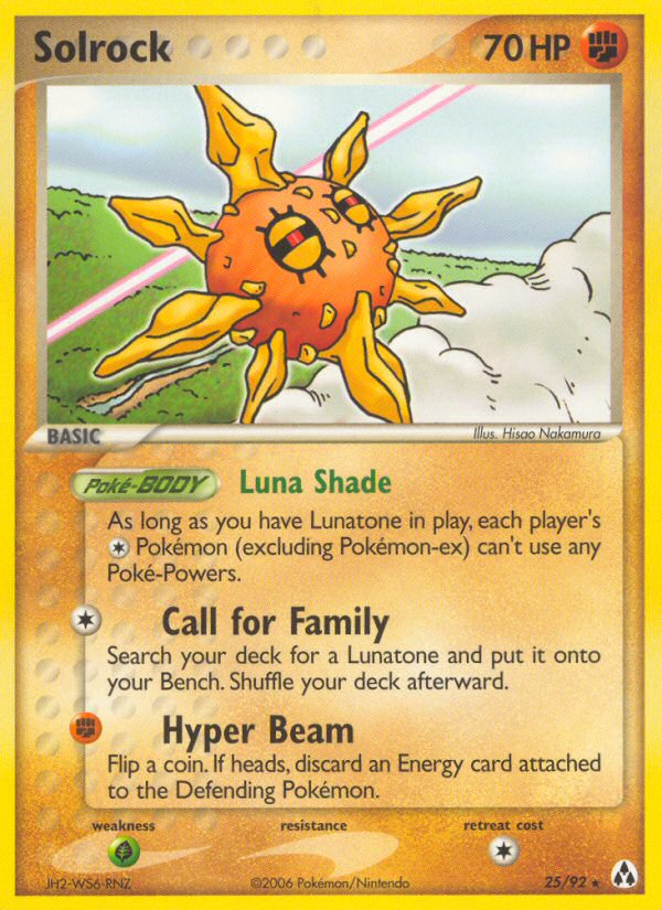 Solrock (25/92) [EX: Legend Maker] - Pokémon - Card Brawlers | Quebec | Canada |
