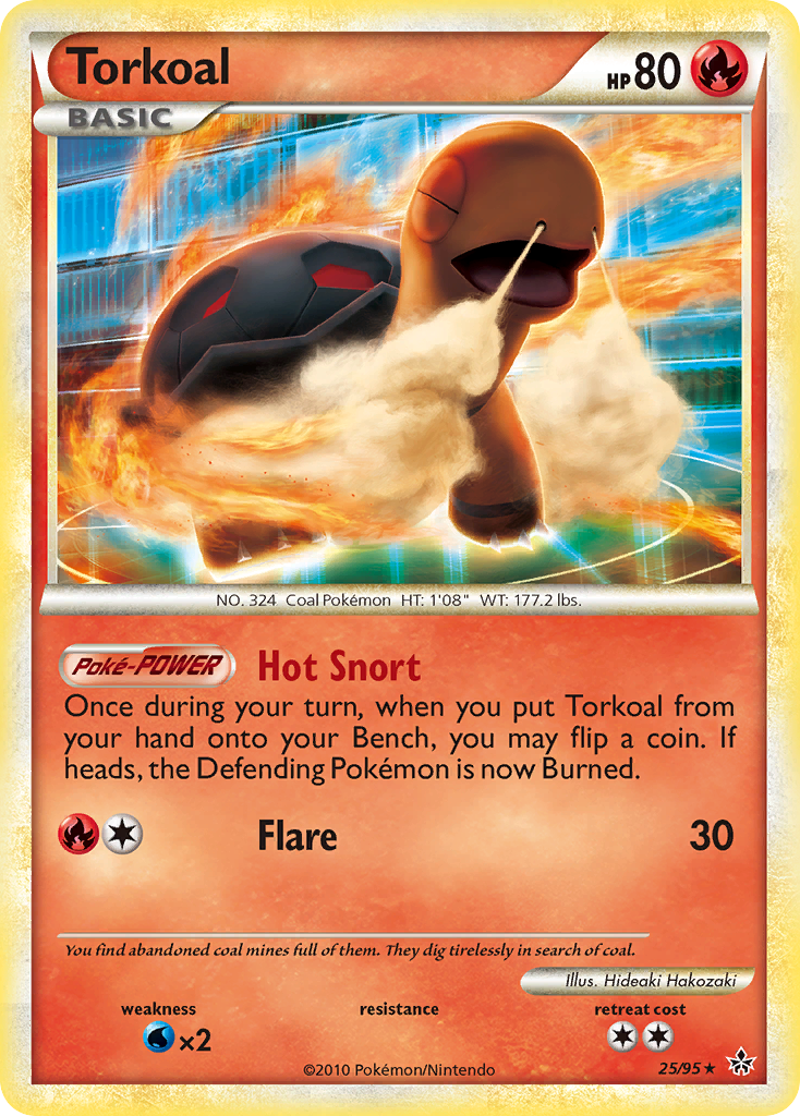 Torkoal (25/95) [HeartGold & SoulSilver: Unleashed] - Pokémon - Card Brawlers | Quebec | Canada |