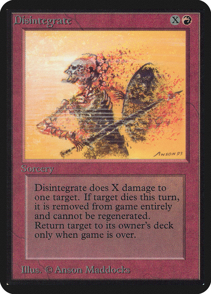 Disintegrate [Alpha Edition] - Magic: The Gathering - Card Brawlers | Quebec | Canada |