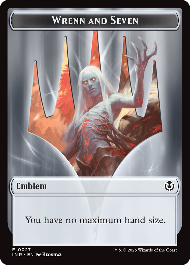 Treefolk // Emblem - Wrenn and Seven Double-Sided Token [Innistrad Remastered Tokens] - Magic: The Gathering - Card Brawlers | Quebec | Canada |