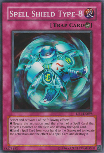 Spell Shield Type-8 [DR1-EN098] Super Rare - Yu-Gi-Oh! - Card Brawlers | Quebec | Canada |