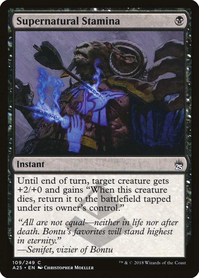 Supernatural Stamina [Masters 25] - Magic: The Gathering - Card Brawlers | Quebec | Canada |