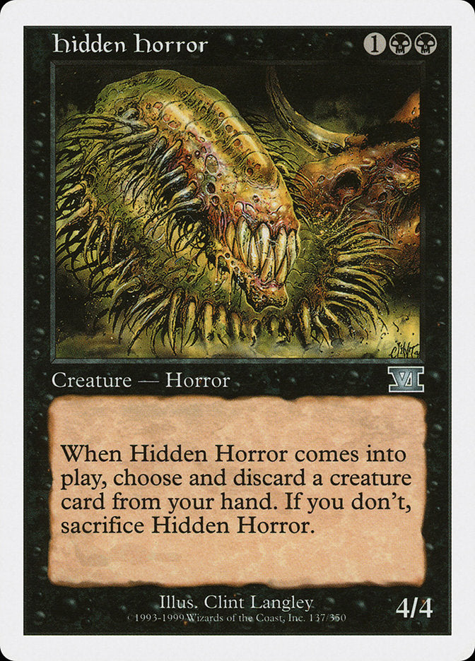 Hidden Horror [Classic Sixth Edition] - Magic: The Gathering - Card Brawlers | Quebec | Canada |