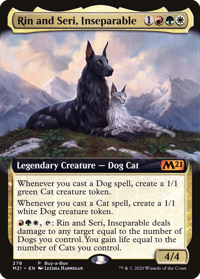 Rin and Seri, Inseparable (Buy-A-Box) [Core Set 2021] - Magic: The Gathering - Card Brawlers | Quebec | Canada |