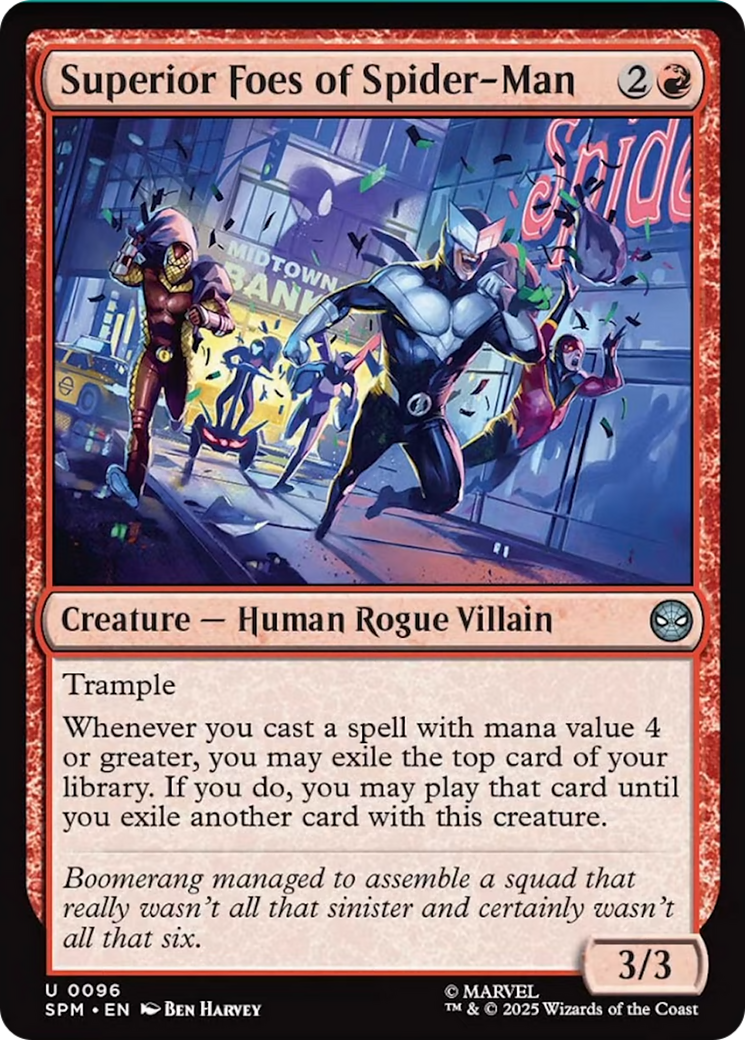 Superior Foes of Spider-Man [Marvel's Spider-Man] - Magic: The Gathering - Card Brawlers | Quebec | Canada |