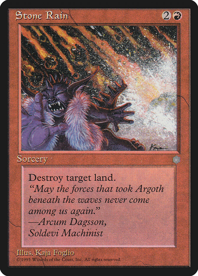 Stone Rain [Ice Age] - Magic: The Gathering - Card Brawlers | Quebec | Canada |