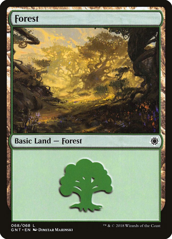 Forest (68) [Game Night 2018] - Magic: The Gathering - Card Brawlers | Quebec | Canada |