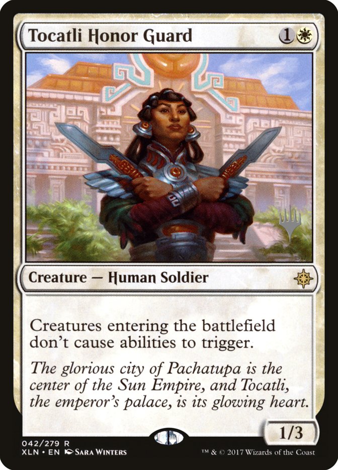 Tocatli Honor Guard (Promo Pack) [Ixalan Promos] - Magic: The Gathering - Card Brawlers | Quebec | Canada |