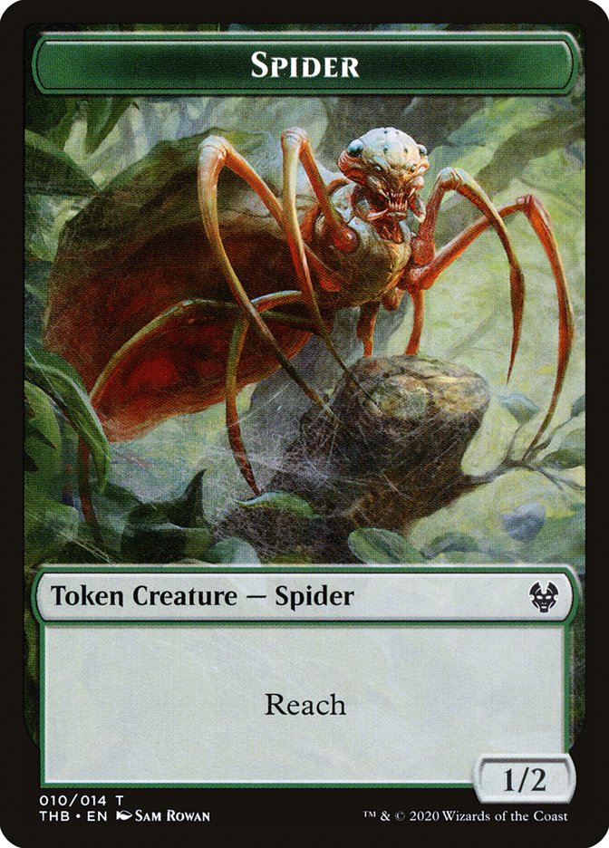 Human Soldier // Spider Double-Sided Token [Theros Beyond Death Tokens] - Magic: The Gathering - Card Brawlers | Quebec | Canada |
