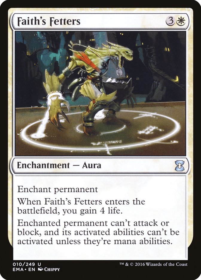 Faith's Fetters [Eternal Masters] - Magic: The Gathering - Card Brawlers | Quebec | Canada |