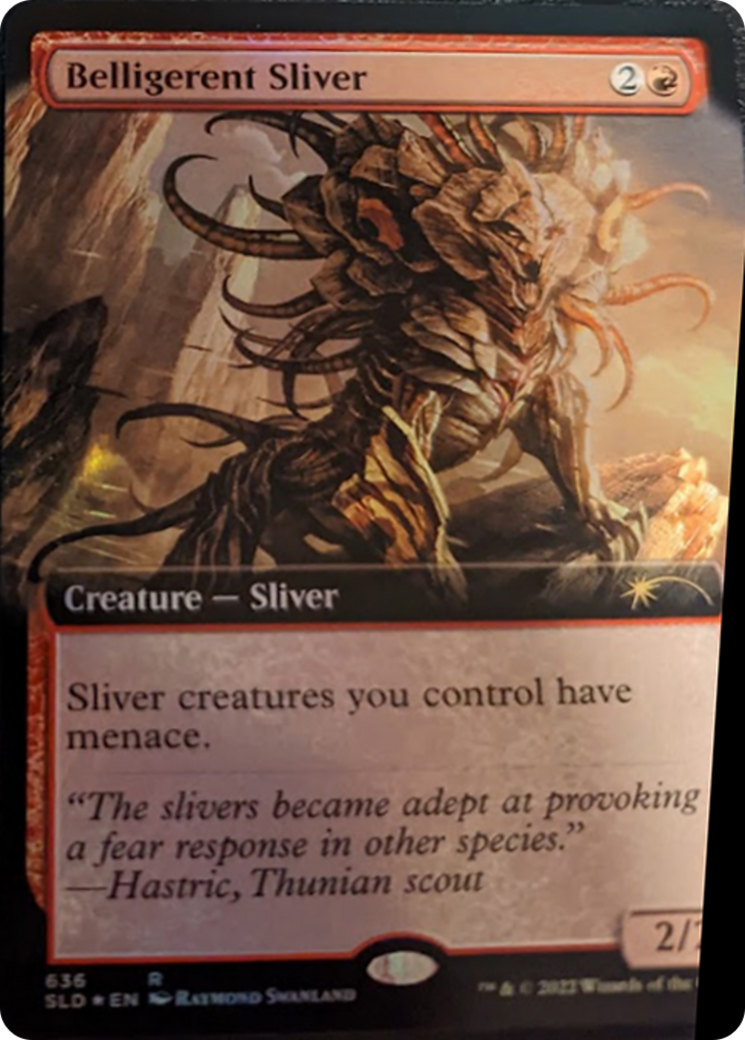 Belligerent Sliver (Extended Art) [Secret Lair Drop Series] - Magic: The Gathering - Card Brawlers | Quebec | Canada |
