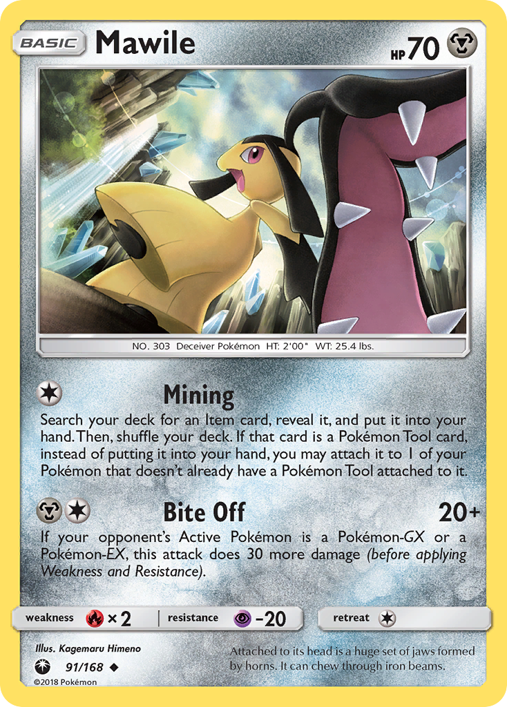 Mawile (91/168) [Sun & Moon: Celestial Storm] - Pokémon - Card Brawlers | Quebec | Canada |