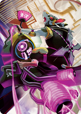 Nashi, Moon Sage's Scion Art Card [Kamigawa: Neon Dynasty Art Series] - Magic: The Gathering - Card Brawlers | Quebec | Canada |