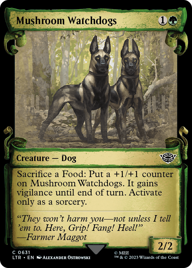 Mushroom Watchdogs [The Lord of the Rings: Tales of Middle-Earth Showcase Scrolls] - Magic: The Gathering - Card Brawlers | Quebec | Canada |