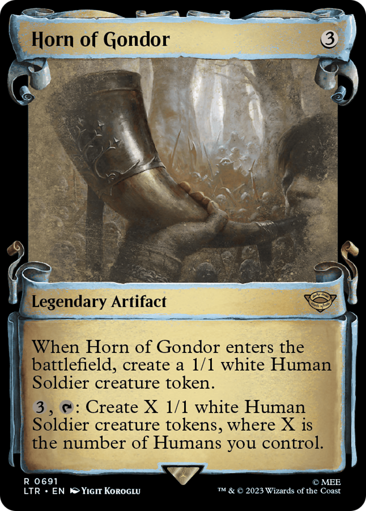 Horn of Gondor [The Lord of the Rings: Tales of Middle-Earth Showcase Scrolls] - Magic: The Gathering - Card Brawlers | Quebec | Canada |