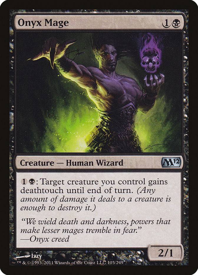 Onyx Mage [Magic 2012] - Magic: The Gathering - Card Brawlers | Quebec | Canada |