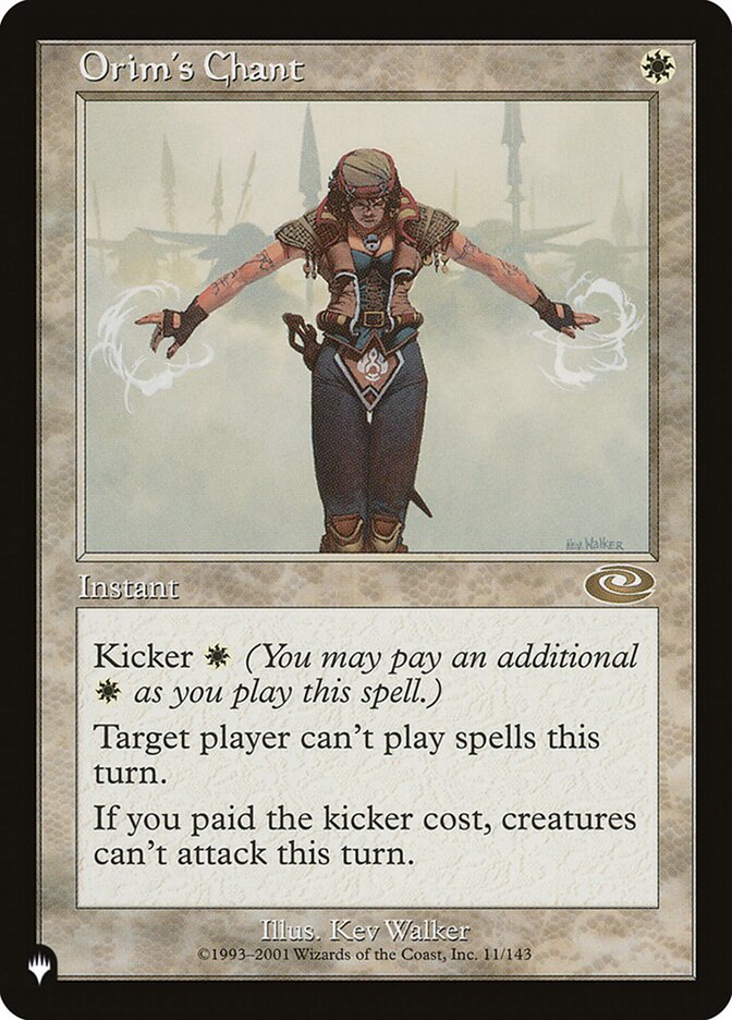 Orim's Chant [The List] - Magic: The Gathering - Card Brawlers | Quebec | Canada |