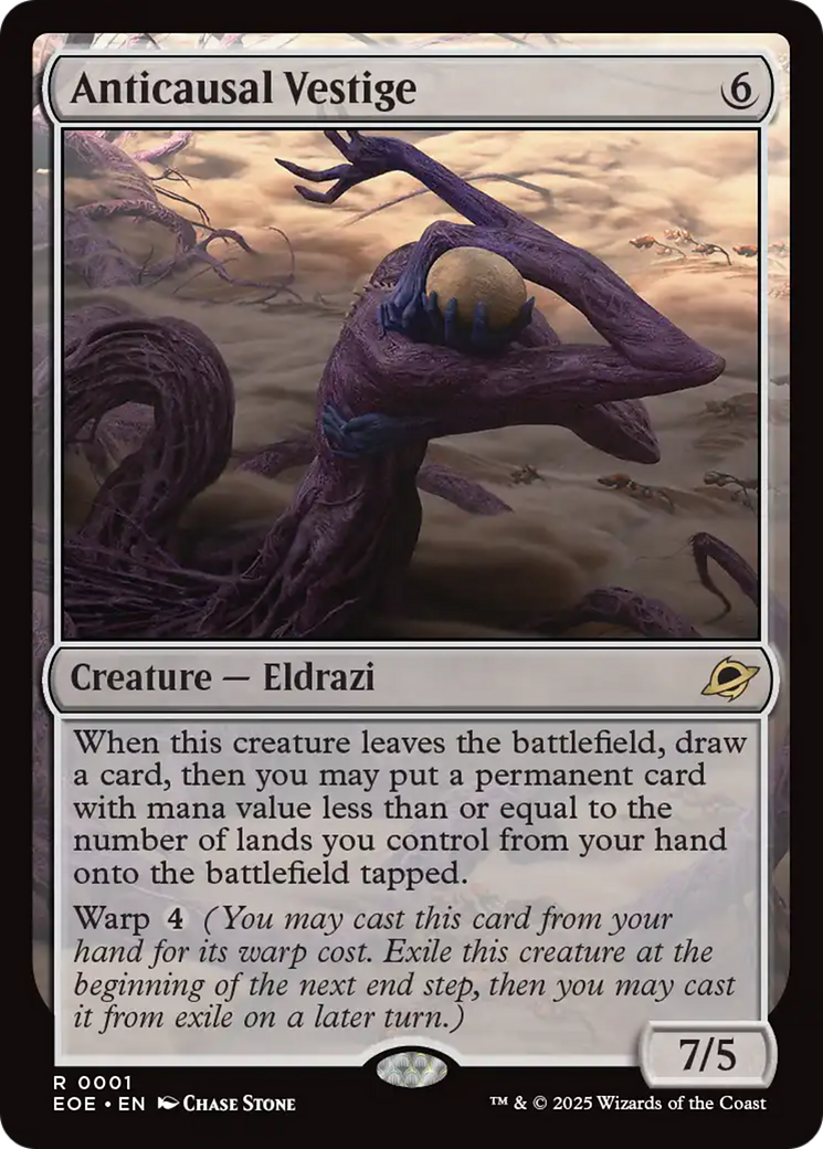 Anticausal Vestige [Edge of Eternities] - Magic: The Gathering - Card Brawlers | Quebec | Canada |