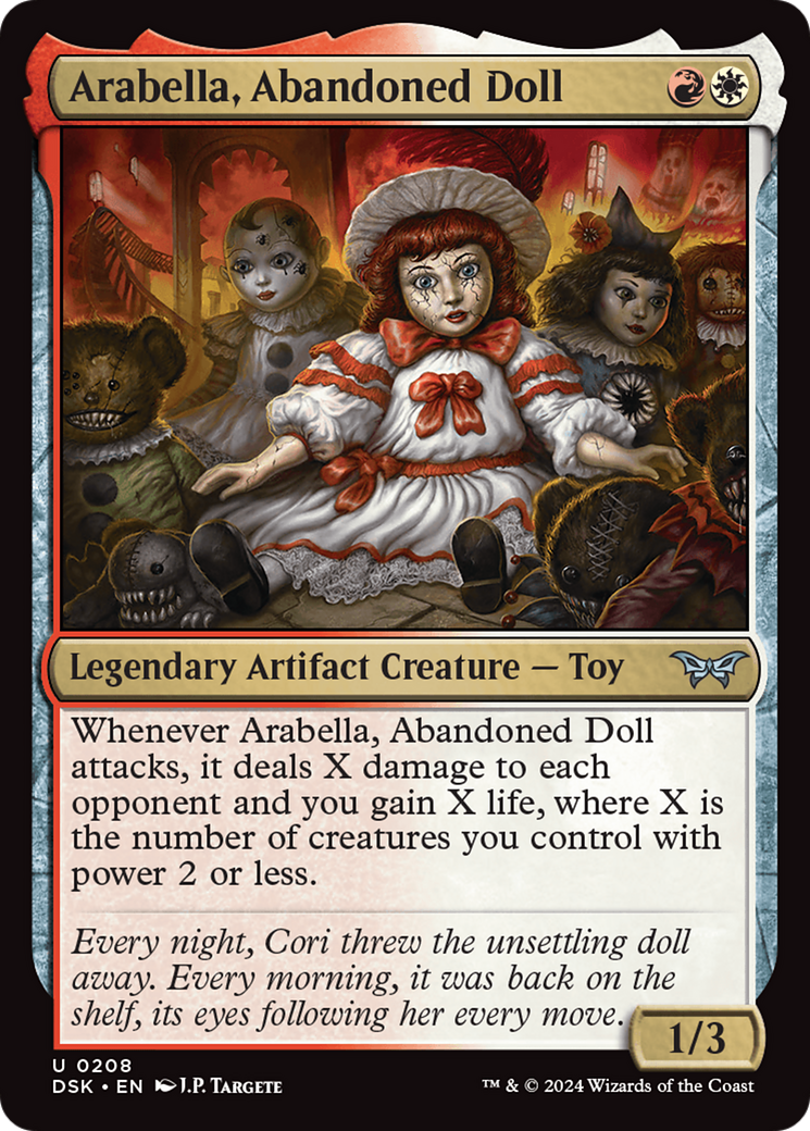 Arabella, Abandoned Doll [Duskmourn: House of Horror] - Magic: The Gathering - Card Brawlers | Quebec | Canada |