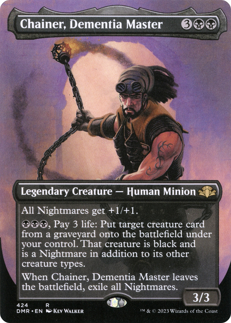 Chainer, Dementia Master (Borderless Alternate Art) [Dominaria Remastered] - Magic: The Gathering - Card Brawlers | Quebec | Canada |