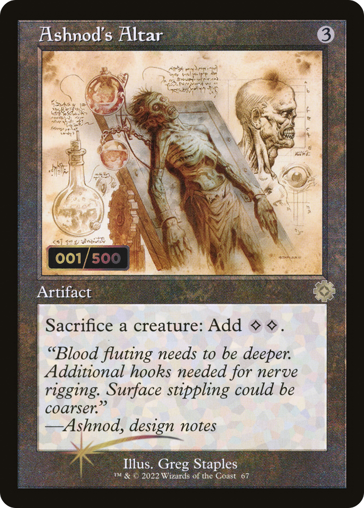 Ashnod's Altar (Retro Schematic) (Serialized) [The Brothers' War Retro Artifacts] - Magic: The Gathering - Card Brawlers | Quebec | Canada |