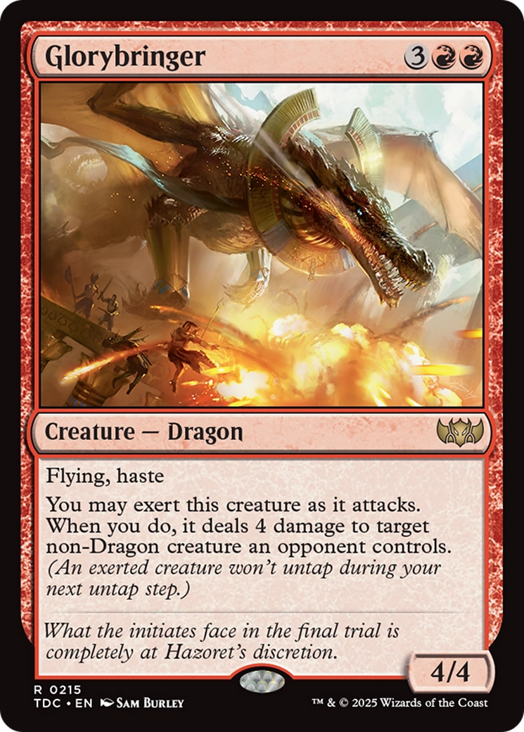 Glorybringer [Tarkir: Dragonstorm Commander] - Magic: The Gathering - Card Brawlers | Quebec | Canada |